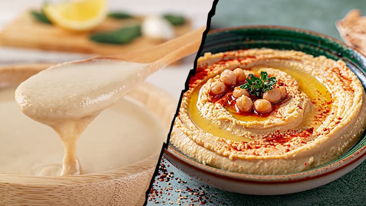 חומוס נגד טחינה