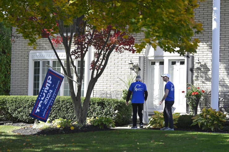 יהודים תומכי דונלד טראמפ מערב בלומפילד מישיגן ארה"ב בחירות