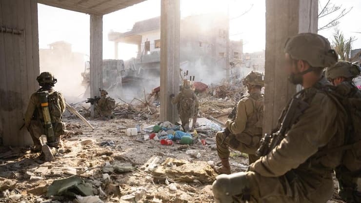 כוחות צה"ל בג'באליה (צילום: דובר צה"ל) פעילות כוחות צה"ל במרחב ג'באליה ורפיח ברצועת עזה