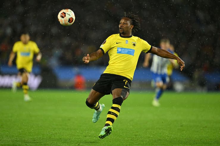 גרסיה במדי אא"ק אתונה (צילום: Mike Hewitt/Getty Images) גרסיה במדי אא"ק אתונה