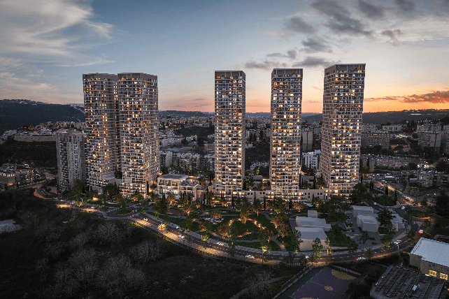 הדמיית פרויקט התחדשות עירונית ברחוב קוסטה ריקה בירושלים