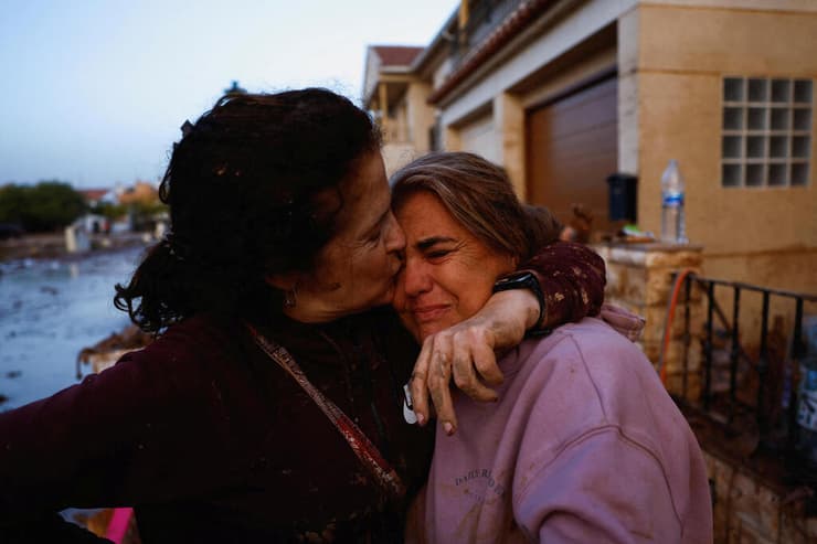 ספרד אוטיאל אסון שיטפון שיטפונות הצפות
