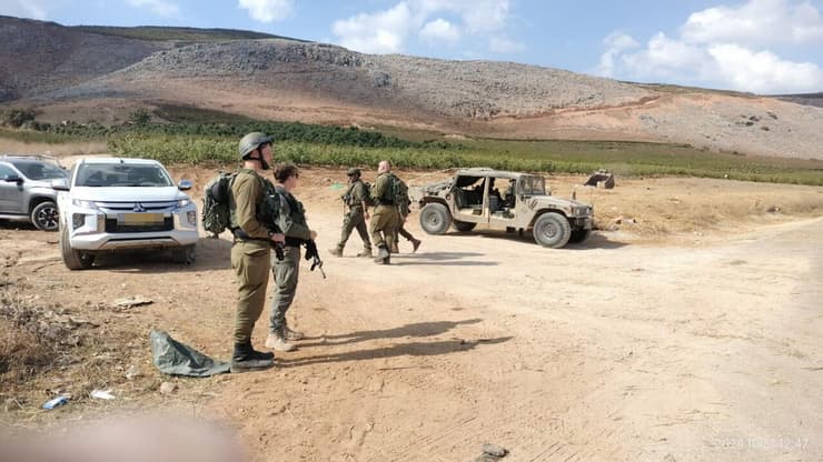 הזירה בה התרחשה הפגיעה הישירה במטולה