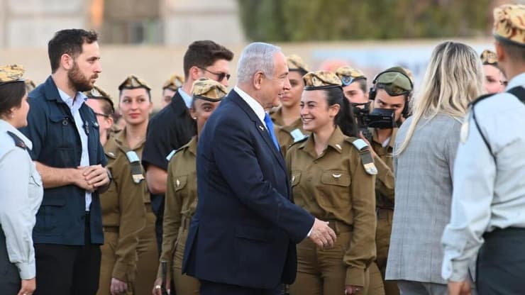 צילום: הרצל יוסף ראש הממשלה בנימין נתניהו והרמטכ"ל הרצי הלוי