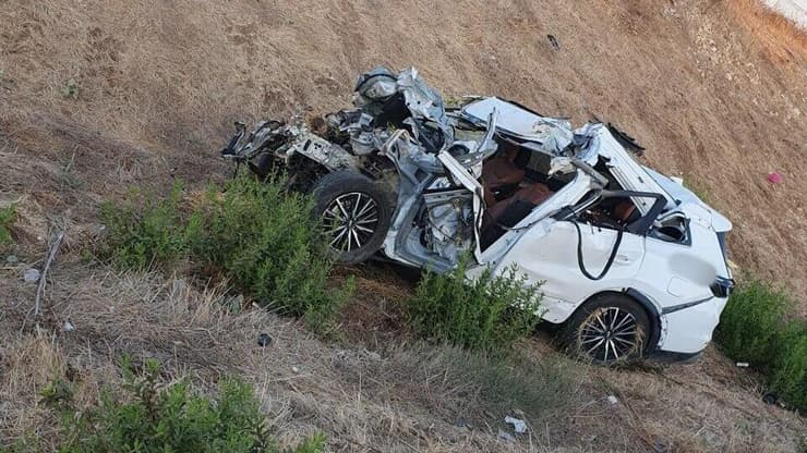 תאונת דרכים בין רכב ומשאית בכביש  6 לדרום