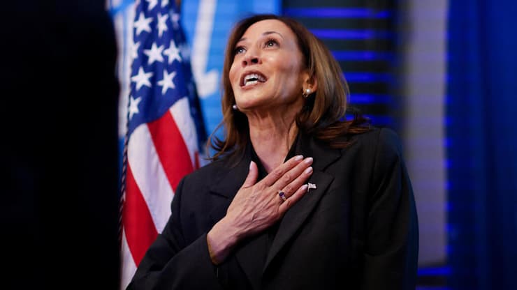 סגנית נשיא ארה"ב קמלה האריס באירוע קמפיין בחירות בויסקונסין