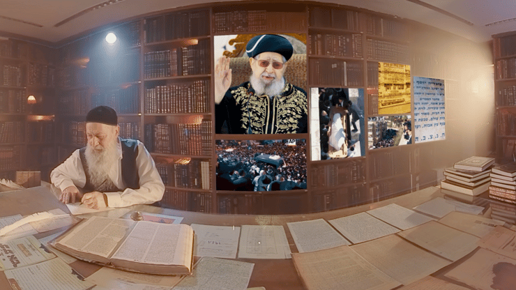 מתוך הסרט "לילה ללילה" על חיי הרב עובדיה יוסף