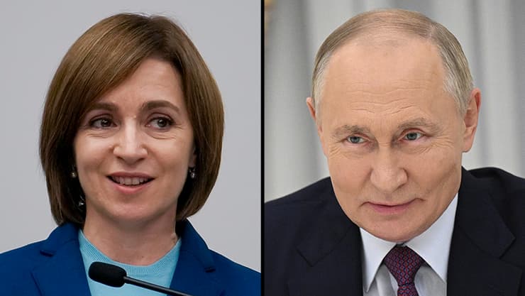 נשיא רוסיה ולדימיר פוטין, מאיה סנדו