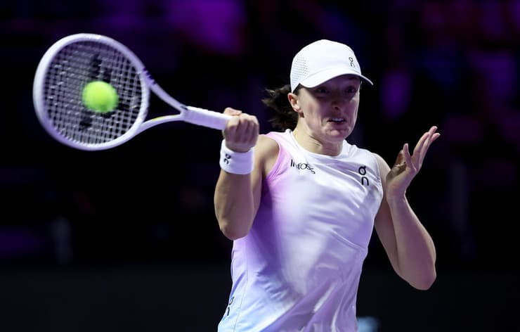 בניגוד לסטטיסטיקה. שוויונטק (צילום: Clive Brunskill/Getty Images) איגה שוויונטק