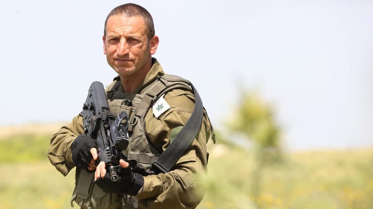 תא"ל ברק חירם. "כולנו עשינו טעויות, גם אני, ובסוף הוא קיבל אחריות" (צילום: אלעד גרשגורן) תא"ל ברק חירם