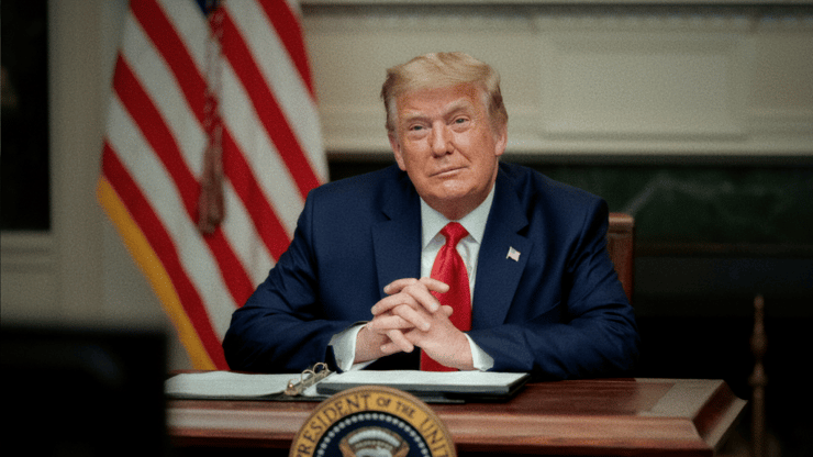 הפסד שלו עלול לגרור אלימות. דונלד טראמפ, מתוך "לגנוב את הבחירות" (צילום: באדיבות HOT8) מתוך "לגנוב את הבחירות"