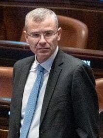 יריב לוין במליאת הכנסת