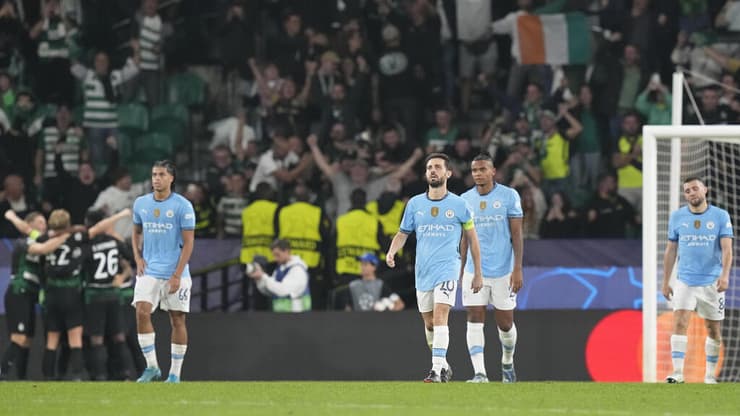 שחקני מנצ'סטר סיטי מאוכזבים