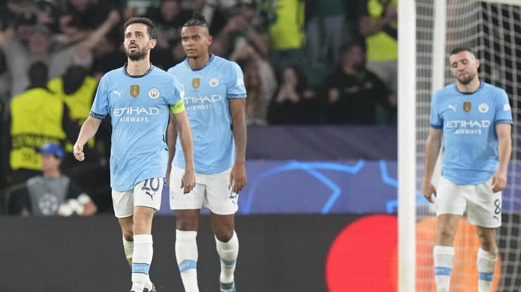 שחקני מנצ'סטר סיטי מאוכזבים