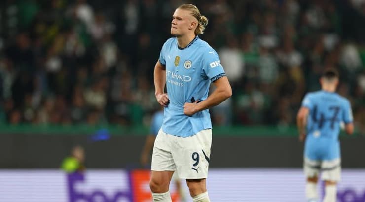 ארלינג הולאנד מתוסכל