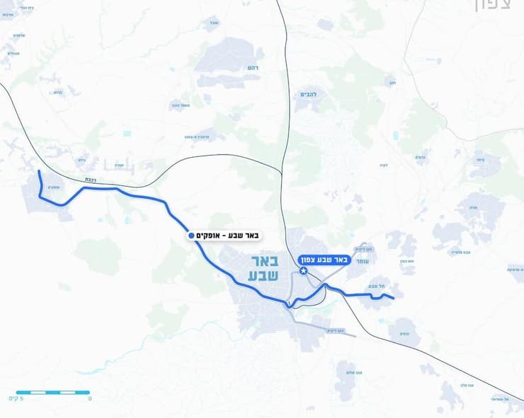 התוואי המיועד של התוכנית נתיבי איילון