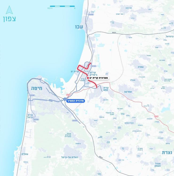 התוואי המיועד של התוכנית נתיבי איילון