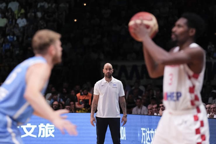 כשחקן נחשב ספאנוליס לאחד הגדולים בתולדות הכדורסל היווני (צילום: AP Photo/Petros Giannakouris) ספאנוליס