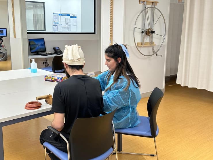 ריפוי בעיסוק במחלקת השיקום בהדסה (צילום: דוברות הדסה) המרכז הרפואי הדסה