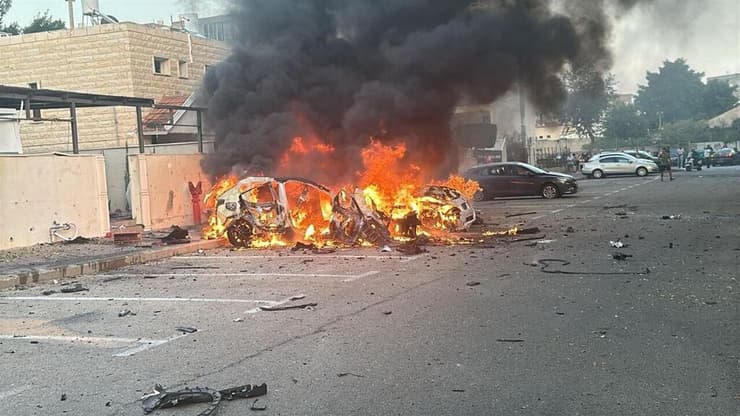 פגיעה ברכב בקריית ים 