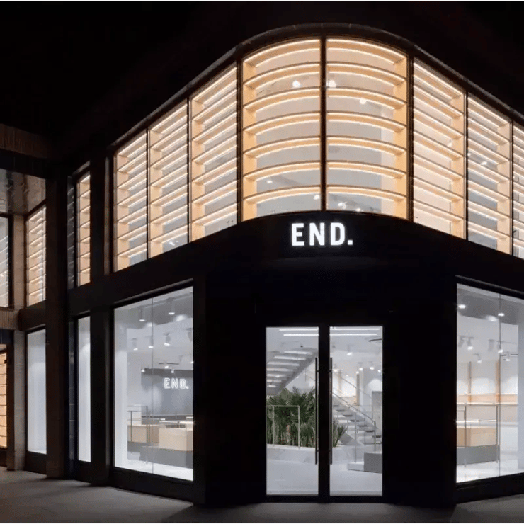 חנות של END. בפקטורי 54 לקחו השראה מהרשת