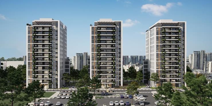 הדמיה של פרויקט פינוי בינוי במתחם העצמאות באור יהודה (הדמיה: כנען שנהב אדריכלים) הדמיה של פרויקט פינוי בינוי במתחם העצמאות באור יהודה