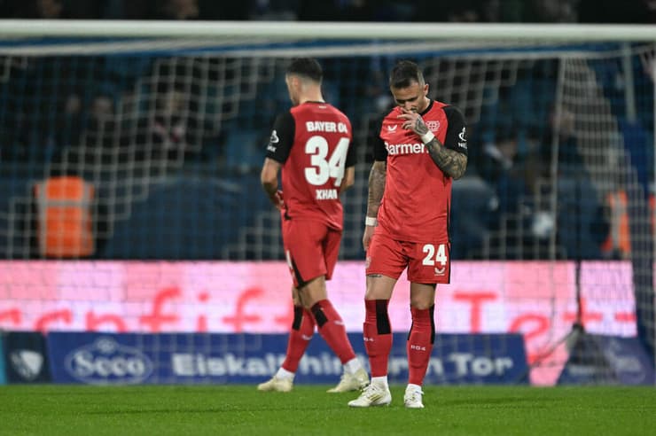 שחקני באייר לברקוזן לא מאמינים