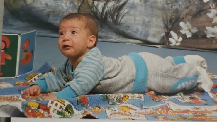 נוי בגיל כמה חודשים. "עשה הכול לאט, אבל הבין הכול"   