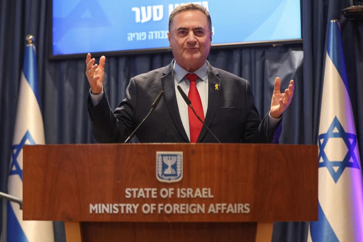 שר הביטחון כ"ץ. בן גביר וסמוטריץ' מצפים שיהיה נוח יותר מגלנט (צילום: Menahem KAHANA / AFP) ישראל כץ