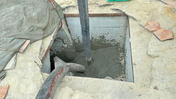  תיעוד של מתחם הטרור התת-קרקעי בתוך בית הקברות