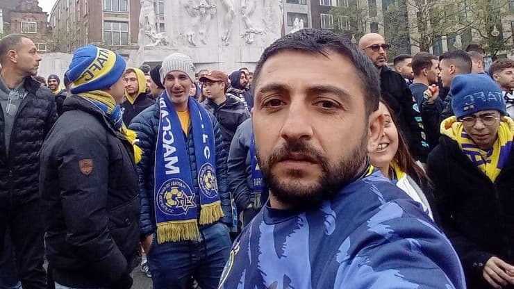 מחלם אסעד באמסטרדם בחמישי האחרון (צילום: פרטי) מחלם אסעד באמסטרדם בחמישי האחרון