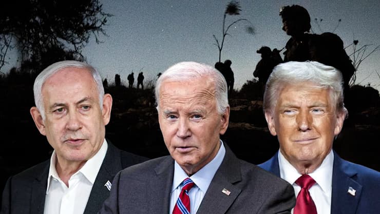  דונלד טראמפ ג'ו ביידן בנימין נתניהו כוחות צה"לל בנון