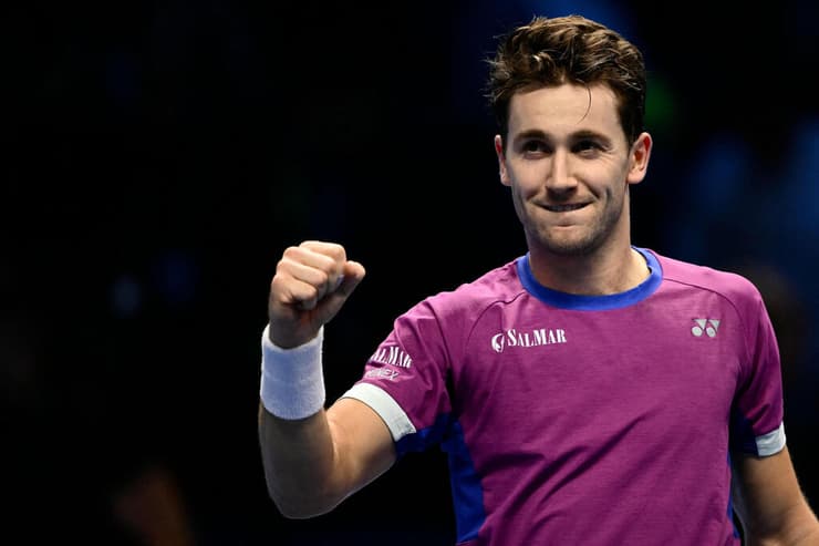 במרחק ניצחון מהשלב הבא. רוד (צילום: Marco BERTORELLO / AFP) קספר רוד