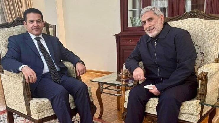 לפי סוכנות הידיעות תסנים האיראנית, מפקד כוח קודס אסמאעיל קאאני נפגש עם היועץ לביטחון לאומי העיראקי קאסם אל-אערג'י שנמצא בביקור באיראן