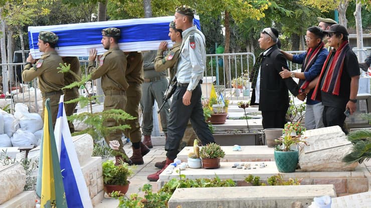 הלוויתו של סמ"ר גרי ללהרואיקימה זולת ז"ל ב