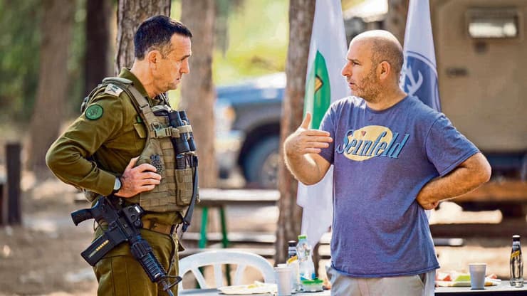 עם הרמטכ"ל בדרום לבנון. אנחנו בידיים טובות, באמת