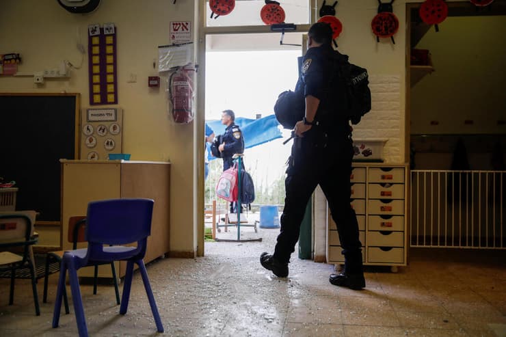  פגיעת כטב"מ גן ילדים בנשר