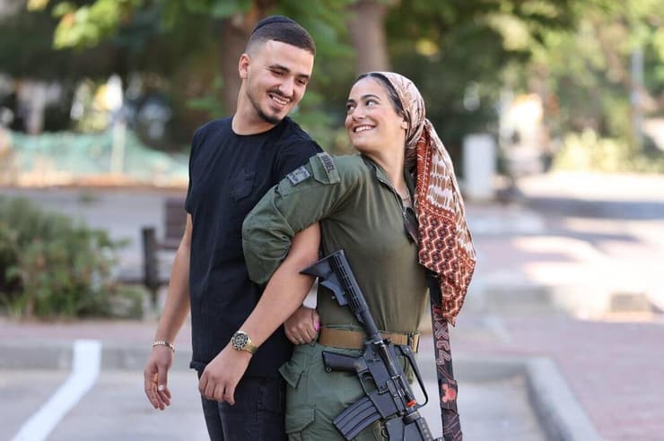שאנל ואליאור זמיר   צילום: גדי קבלו