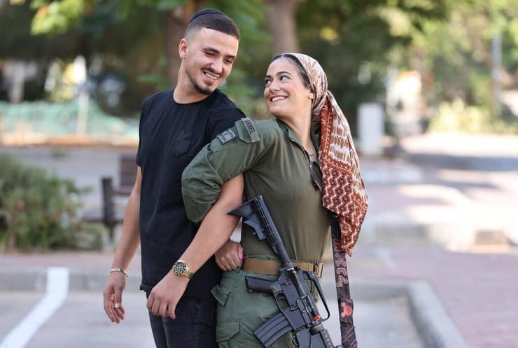 שאנל ואליאור זמיר   צילום: גדי קבלו