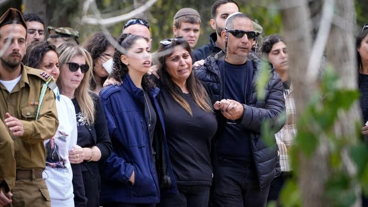 הלוויתו של סמ"ר אור כץ בהר הרצל