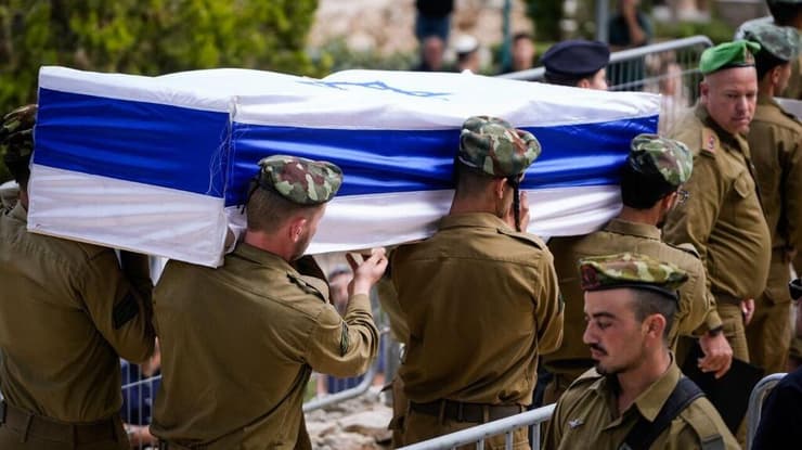 הלוויתו של סמ"ר אור כץ בהר הרצל