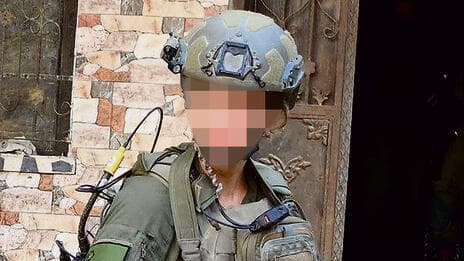 רס"ן א' בשבוע שעבר בג'באליה (צילום: יואב זיתון) yk14150635