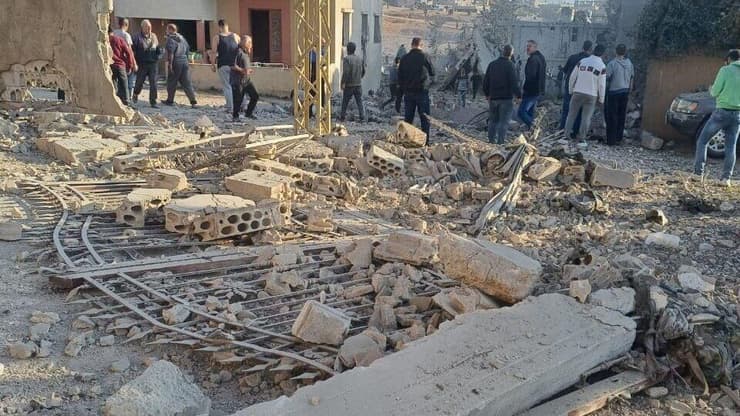 הרס מתקיפות צה"ל בבעלבכ שבבקעת הלבנון (אל-בקאע)