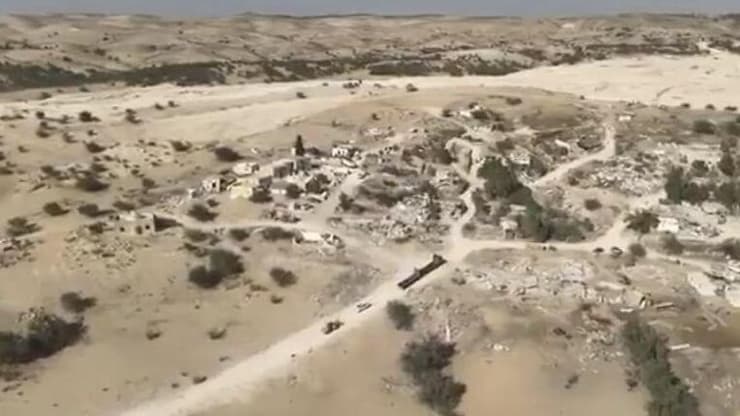 רשות מקרקעי ישראל סוללים דרך באום אל חיראן