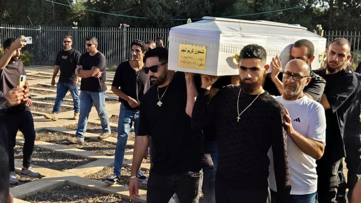 הלווייתו של שמעון נג'ם ז"ל