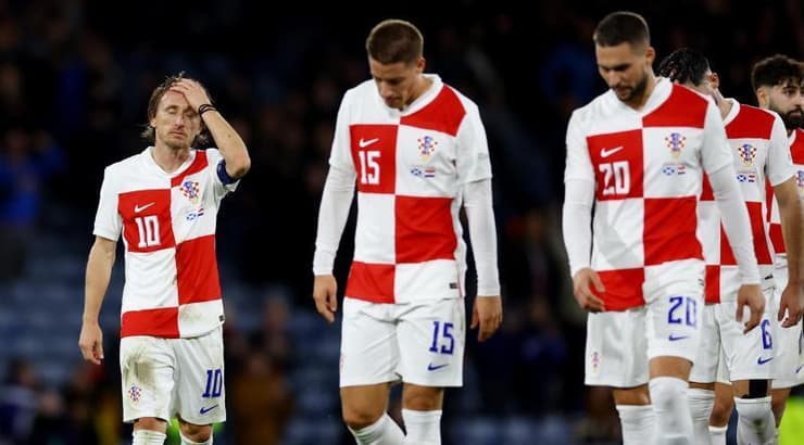 שחקני קרואטיה מתוסכלים