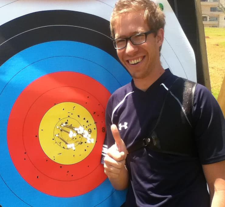 "הכסף לא מספיק לכסות תחרויות". מצקין (באדיבות גיא מצקין) "הכסף לא מספיק לכסות תחרויות". מצקין