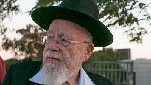 הרב דוב ליאור. יזם מכתב התנגדות