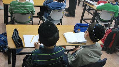 תלמידים חרדיים (למצולמים אין קשר לידיעה) (צילום: יואב פרידמן) תלמידים חרדיים (למצולמים אין קשר לידיעה)