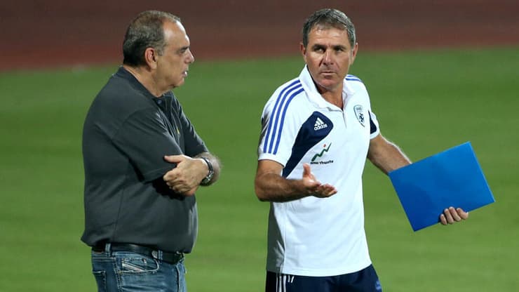 גרנט וגוטמן. מתי נבחרת ישראל שוב תעלה לטורניר גדול? (צילום: ראובן שוורץ) גרנט וגוטמן. מתי נבחרת ישראל שוב תעלה לטורניר גדול?